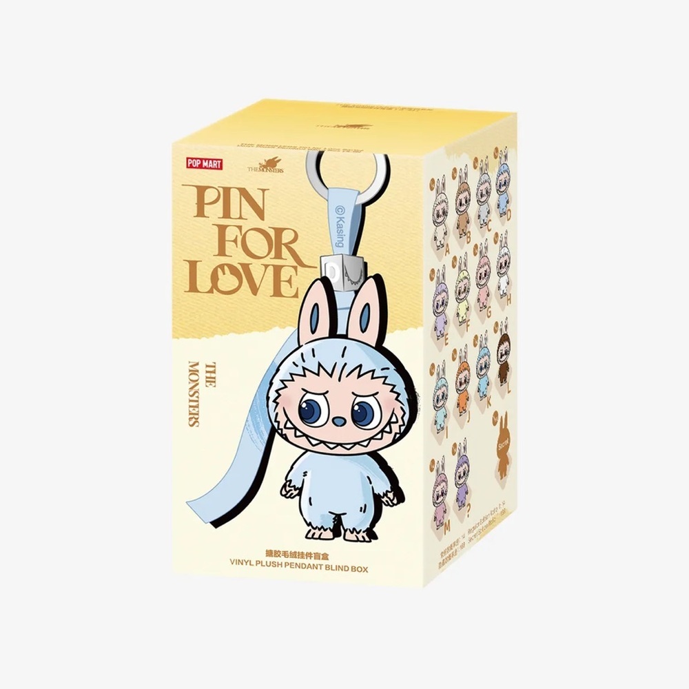 POP MART | The Monsters Pin for Love Labubu Pendant Confirmed Boxes (A-M)